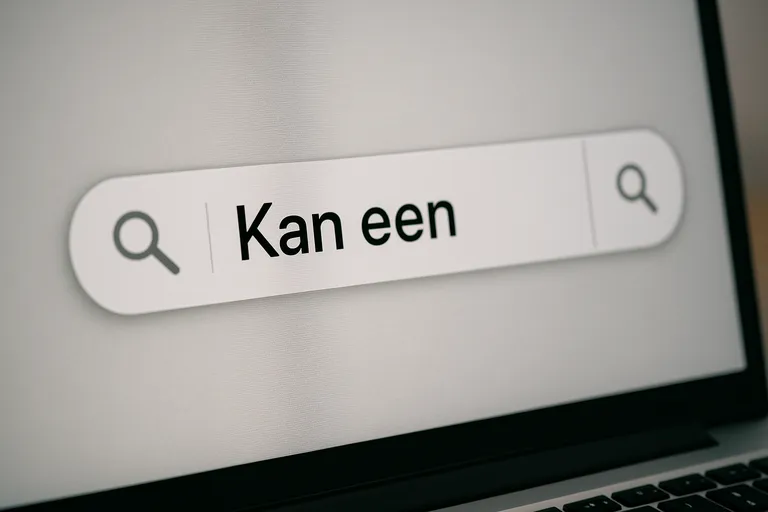 Wat betekent kan een in zoekgedrag
